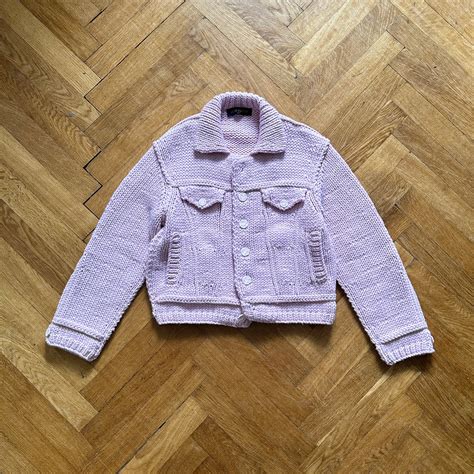 louis vuitton knit trucker jacket